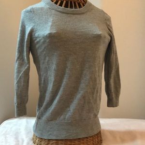 J crew 3/4 sleeve sweater